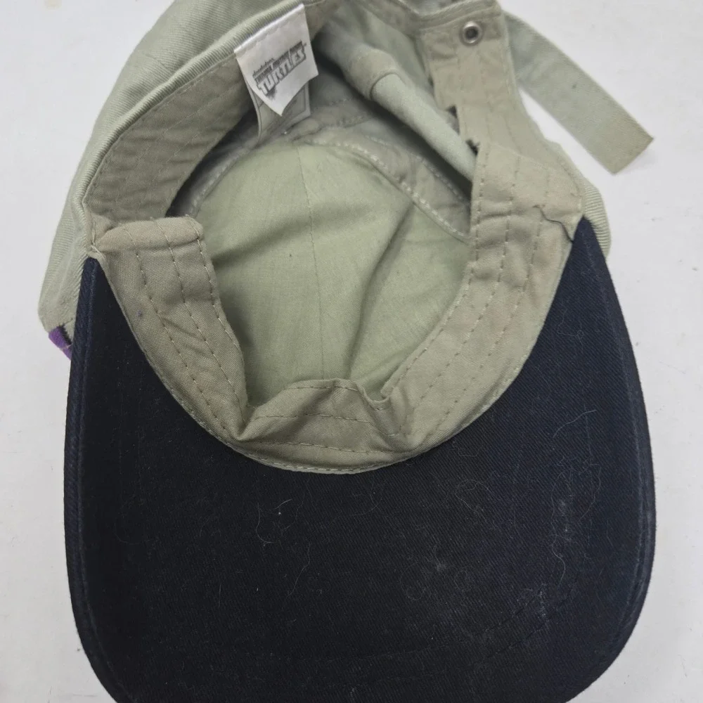 TMNT Donatello Ninja Turtles Hat Olive Green Black Adjustable Baseball Cap